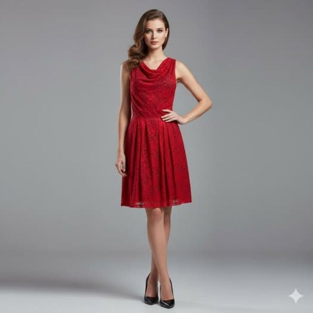 Sophies ballet Red Lace dress 0